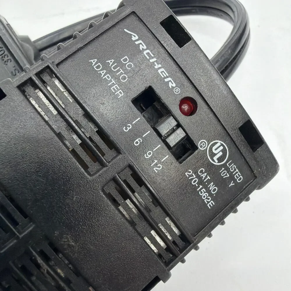 Archer 270-1562E DC Auto Adapter 3/6/9/12V Tested Working